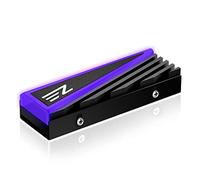 EZDIY-FAB NVME M.2 Aluminum Heatsink 12V 4 Pin RGB Cooler for 2280 M2 SSD Heat Sink Tri-Cool with Silicone Thermal Pad