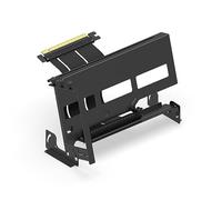 EZDIY-FAB PCIe 4.0 GPU Mount Bracket Graphic Card Holder Multi-Angle Adjustment, Video Card VGA Support Kit with PCIe 4.0 X16 Gen4 17cm/6.69in Riser Cable - Black