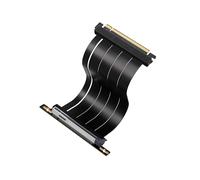 EZDIY-FAB PCIe 5.0 X16 Riser Cable,128GB/s Bandwidth, for RTX 50/40 & RX 9000/7000 GPUs, PCIe Extension Card, Backward Compatible with PCIe 4.0/3.0,Vertical GPU Mount,Right Angle-20cm,Black