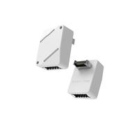 EZDIY-FAB USB 3.2 Gen 2 Type-E 90 Degree L-Shape Adapter, Motherboard USB-C Header Converter for Front Panel, Type-E Male to Female, Supports USB 3.2 Gen 2 (10Gbps) and Gen 2x2 (20Gbps),White-STD
