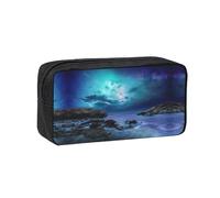 EZDLOWVBA 3D Graphics Universe Space Print Pencil Case for Boys Girls Secondary School Pen Holder for Kids Girls Pen Pouch Pencil Bag Office College Stationery