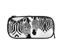 EZDLOWVBA Abstract Animal Zebra Print Pencil Cases Boys Girls Lovely Pencilcase with Zip Organizer for Students Pencil Case for Daughter Son Desk Pencil Pouch