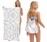 EZDLOWVBA Basil Thyme Dill & Rosemary Print Beach Towel Backpack 2 In 1 Summer Large Lightweight Beach Towel - Multifunctional Ship Pattern Towel Bag For Storage,Sport