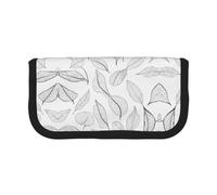 EZDLOWVBA Basil Thyme Dill & Rosemary Print Pencil Case for Student Teens Adults Pencil Bag Case Kids Pencil Box Storage Bags Girls Pen Pouch Big Capacity
