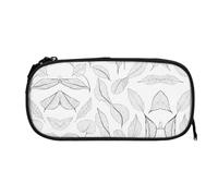 EZDLOWVBA Basil Thyme Dill & Rosemary Print Pencil Cases Boys Girls Lovely Pencilcase with Zip Organizer for Students Pencil Case for Daughter Son Desk Pencil Pouch