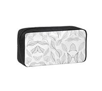 EZDLOWVBA Basil Thyme Dill & Rosemary Print Portable Student Kids Pencil Case Pen Bag Durable Stationery Pouch,Capacity Bag Pouch Holder