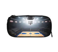 EZDLOWVBA Basketball Print Pencil Cases Boys Girls Lovely Pencilcase with Zip Organizer for Students Pencil Case for Daughter Son Desk Pencil Pouch