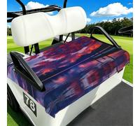 EZDLOWVBA Beautiful Clouds Print Golf Cart Seat Covers Club Car Seat Blanket Protector Golf Cart Accessory Decoration Fits Most Club Cars Golf Carts