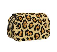 EZDLOWVBA Beautiful Leopard Print Print Pencil Case Large Capacity Pen Pouch Pencil Bag with 2 Compartments Pen Holder Organizer Stationery Bag