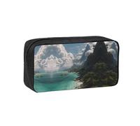 EZDLOWVBA Beautiful Views Print Portable Student Kids Pencil Case Pen Bag Durable Stationery Pouch,Capacity Bag Pouch Holder
