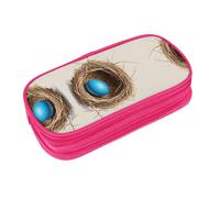 EZDLOWVBA Birds Nest Print Pencil Cases Boys Girls Lovely Pencilcase with Zip Organizer for Students Pencil Case for Daughter Son Desk Pencil Pouch