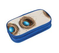 EZDLOWVBA Birds Nest Print Pencil Cases Boys Girls Lovely Pencilcase with Zip Organizer for Students Pencil Case for Daughter Son Desk Pencil Pouch