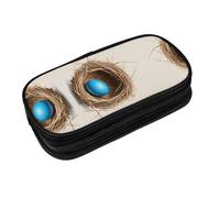 EZDLOWVBA Birds Nest Print Pencil Cases Boys Girls Lovely Pencilcase with Zip Organizer for Students Pencil Case for Daughter Son Desk Pencil Pouch