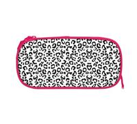 EZDLOWVBA Black and White Leopard Print Print Pencil Cases Boys Girls Lovely Pencilcase with Zip Organizer for Students Pencil Case for Daughter Son Desk Pencil Pouch