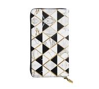 EZDLOWVBA Black and White Marble Texture Print Women Wallets,Large Capacity Clutch Purse for Women Ladie Men Wallet Clearance Credit Card Holder Pu Handbag