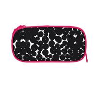 EZDLOWVBA Black White Polka Dots Print Pencil Cases Boys Girls Lovely Pencilcase with Zip Organizer for Students Pencil Case for Daughter Son Desk Pencil Pouch