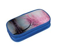 EZDLOWVBA Blossom Rain in Spring Print Pencil Cases Boys Girls Lovely Pencilcase with Zip Organizer for Students Pencil Case for Daughter Son Desk Pencil Pouch