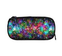 EZDLOWVBA Bright Beautiful Colorful Art Print Pencil Cases Boys Girls Lovely Pencilcase with Zip Organizer for Students Pencil Case for Daughter Son Desk Pencil Pouch