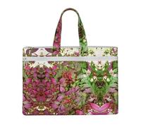 EZDLOWVBA Burning Bush With Red Berries Print Canvas Tote File Bag Suitable For Studying, Traveling, Traveling, Commuting, Etc.