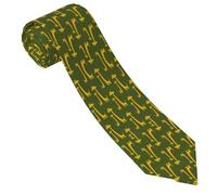 EZDLOWVBA Cartoon Giraffe Print Men'S Necktie Fashionable Necktie Necktie Business,Adjustable Neck Tie For Wedding Party Meeting Outfit