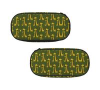EZDLOWVBA Cartoon Giraffe Print Pencil Cases Boys Girls Lovely Pencilcase with Zip Organizer for Students Pencil Case for Daughter Son Desk Pencil Pouch