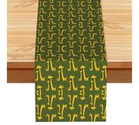 EZDLOWVBA Cartoon Giraffe Print Table Runner 13 X 72 Inch Table Cover Kitchen Dining Table Decor For Home Party Restaurant Table