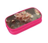 EZDLOWVBA Cherry Blossom Bouquet Print Pencil Cases Boys Girls Lovely Pencilcase with Zip Organizer for Students Pencil Case for Daughter Son Desk Pencil Pouch