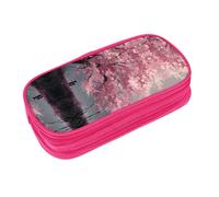 EZDLOWVBA Cherry Blossom Print Pencil Cases Boys Girls Lovely Pencilcase with Zip Organizer for Students Pencil Case for Daughter Son Desk Pencil Pouch