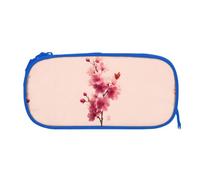 EZDLOWVBA Cherry Blossoms Print Pencil Cases Boys Girls Lovely Pencilcase with Zip Organizer for Students Pencil Case for Daughter Son Desk Pencil Pouch