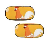 EZDLOWVBA Chicken Chick Print Pencil Cases Boys Girls Lovely Pencilcase with Zip Organizer for Students Pencil Case for Daughter Son Desk Pencil Pouch