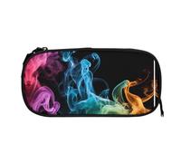 EZDLOWVBA Colorful Smoke Print Pencil Cases Boys Girls Lovely Pencilcase with Zip Organizer for Students Pencil Case for Daughter Son Desk Pencil Pouch