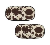 EZDLOWVBA Cow Fur Print Print Pencil Cases Boys Girls Lovely Pencilcase with Zip Organizer for Students Pencil Case for Daughter Son Desk Pencil Pouch