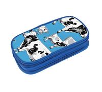 EZDLOWVBA Cow Print Pencil Cases Boys Girls Lovely Pencilcase with Zip Organizer for Students Pencil Case for Daughter Son Desk Pencil Pouch