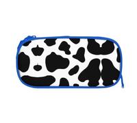 EZDLOWVBA Cow Spot Print Pencil Cases Boys Girls Lovely Pencilcase with Zip Organizer for Students Pencil Case for Daughter Son Desk Pencil Pouch