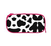 EZDLOWVBA Cow Spot Print Pencil Cases Boys Girls Lovely Pencilcase with Zip Organizer for Students Pencil Case for Daughter Son Desk Pencil Pouch