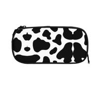 EZDLOWVBA Cow Spot Print Pencil Cases Boys Girls Lovely Pencilcase with Zip Organizer for Students Pencil Case for Daughter Son Desk Pencil Pouch