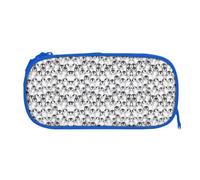 EZDLOWVBA Cute Penguins Sketch Print Pencil Cases Boys Girls Lovely Pencilcase with Zip Organizer for Students Pencil Case for Daughter Son Desk Pencil Pouch