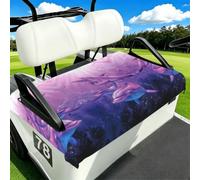 EZDLOWVBA Dolphins Art Print Golf Cart Seat Covers Club Car Seat Blanket Protector Golf Cart Accessory Decoration Fits Most Club Cars Golf Carts