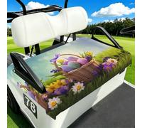 EZDLOWVBA Eggs Print Golf Cart Seat Covers Club Car Seat Blanket Protector Golf Cart Accessory Decoration Fits Most Club Cars Golf Carts