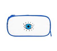 EZDLOWVBA Evil Eye Print Pencil Cases Boys Girls Lovely Pencilcase with Zip Organizer for Students Pencil Case for Daughter Son Desk Pencil Pouch