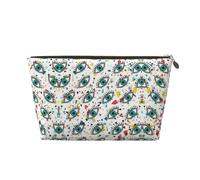 EZDLOWVBA Evil Eyes Print Makeup Bag Cosmetic Bag for Purse Travel Make Up Organizer for Handbag,Waterproof Beauty Pouch for Women and Girls