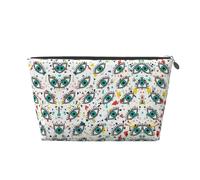 EZDLOWVBA Evil Eyes Print Makeup Bag Cosmetic Bag for Purse Travel Make Up Organizer for Handbag,Waterproof Beauty Pouch for Women and Girls