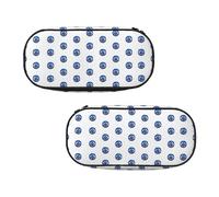 EZDLOWVBA Evil Eyes Print Pencil Cases Boys Girls Lovely Pencilcase with Zip Organizer for Students Pencil Case for Daughter Son Desk Pencil Pouch