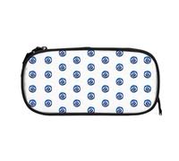 EZDLOWVBA Evil Eyes Print Pencil Cases Boys Girls Lovely Pencilcase with Zip Organizer for Students Pencil Case for Daughter Son Desk Pencil Pouch