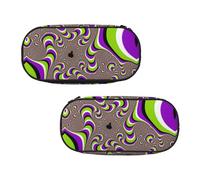 EZDLOWVBA Fantasy Sci-Fi Dizziness Print Pencil Cases Boys Girls Lovely Pencilcase with Zip Organizer for Students Pencil Case for Daughter Son Desk Pencil Pouch