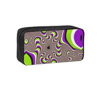 EZDLOWVBA Fantasy Sci-Fi Dizziness Print Portable Student Kids Pencil Case Pen Bag Durable Stationery Pouch,Capacity Bag Pouch Holder