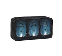 EZDLOWVBA Fireflies and Lantern Print Pencil Case for Boys Girls Secondary School Pen Holder for Kids Girls Pen Pouch Pencil Bag Office College Stationery