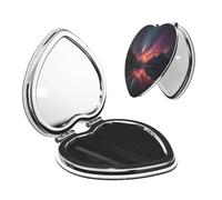 EZDLOWVBA First Light Print Compact Vanity Mirror Girls Women Beauty, Stylish Travel Folding Makeup Mirrors For Wallet Pocket Handbag,Portable Double-Sided Magnifying Cosmetic Mirror