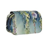 EZDLOWVBA Floral Ivy Blossoms Tree Print Print Pencil Case Large Capacity Pen Pouch Pencil Bag with 2 Compartments Pen Holder Organizer Stationery Bag