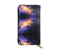 EZDLOWVBA Galaxy in The Universe Print Women Wallets,Large Capacity Clutch Purse for Women Ladie Men Wallet Clearance Credit Card Holder Pu Handbag